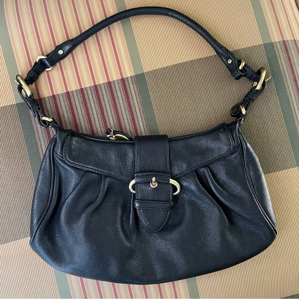 Cole Haan Black Leather Shoulder Bag